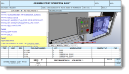 Work Instruction Job Card example